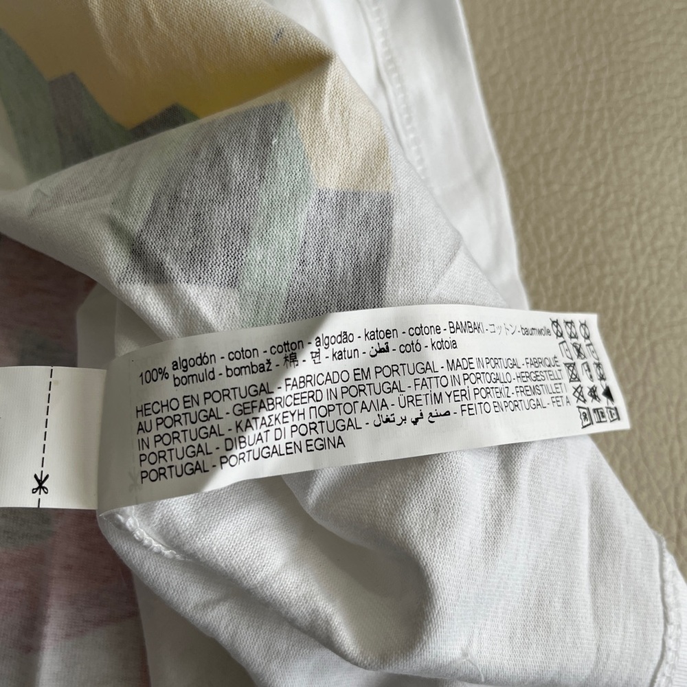 Zara Men’s Graffiti Print Short Sleeve Tee - Made in Portugal - Size L - Picture 9 of 9